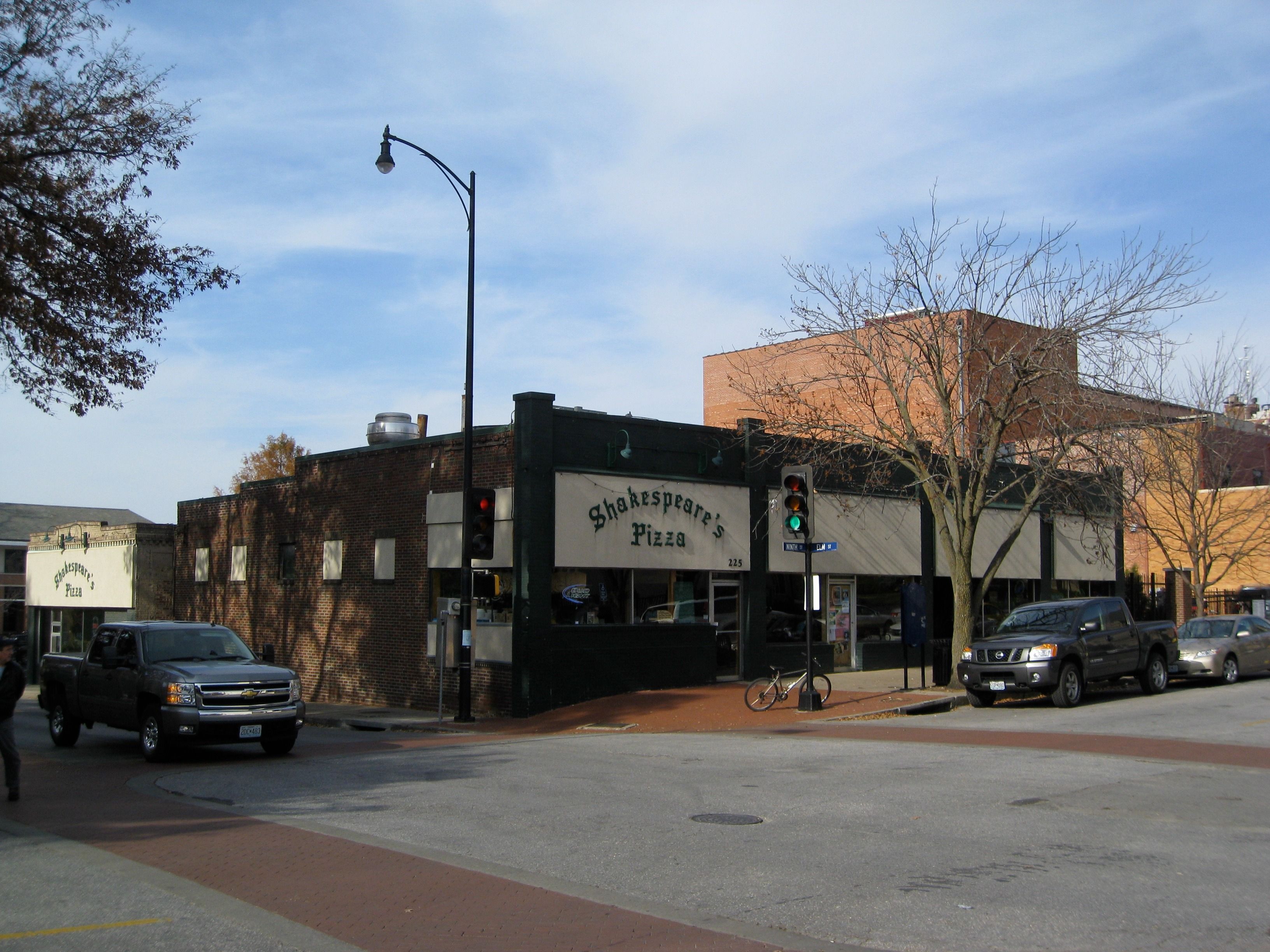 Shakespeare's Pizza Old Location