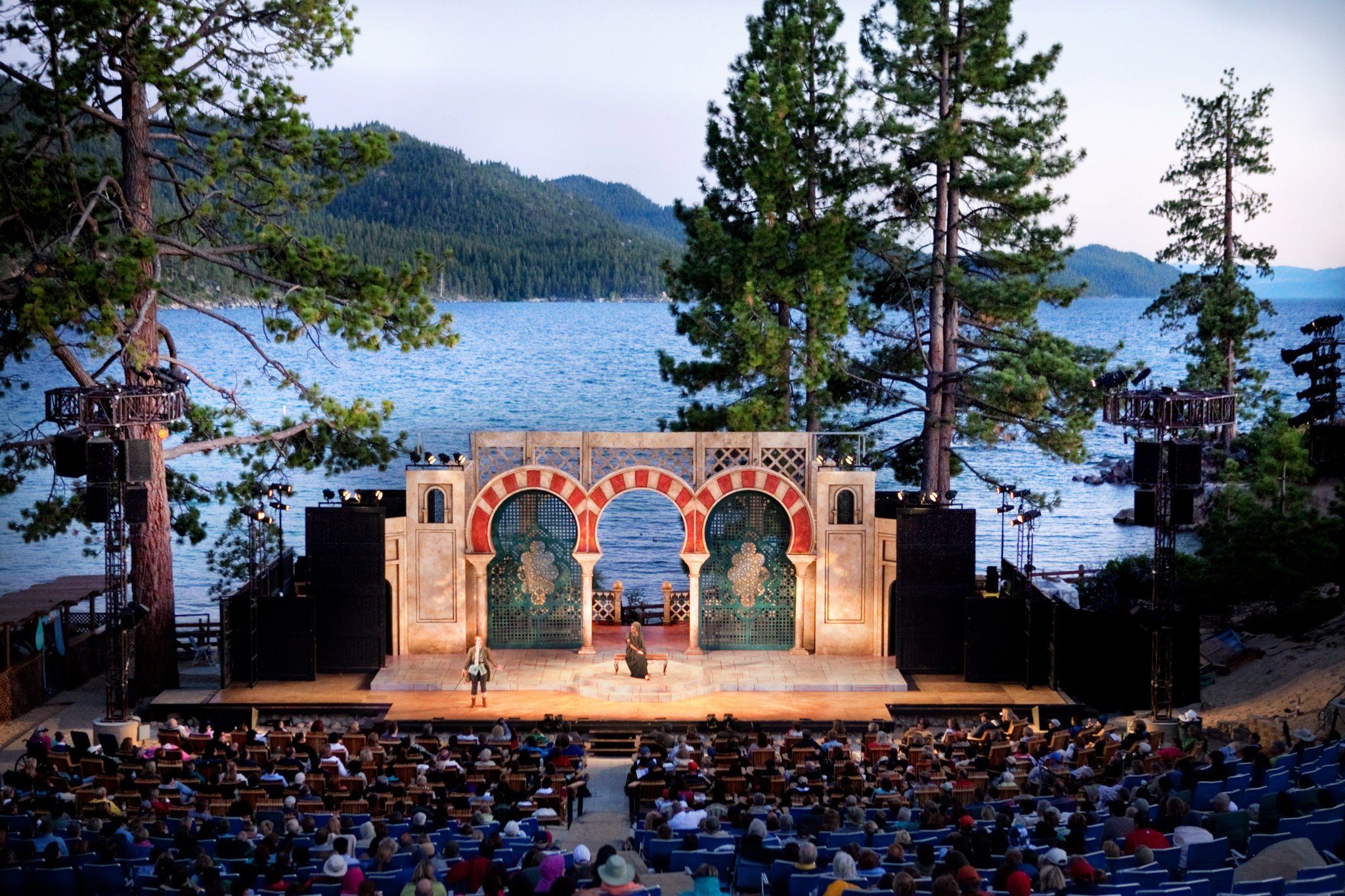 Outdoor theater by Lake Tahoe