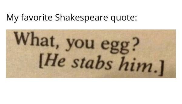 Shakespeare Meme