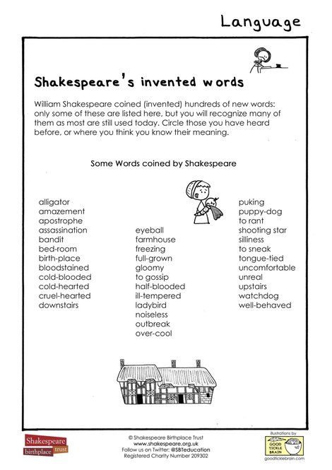 Shakespeare's Contributions to English