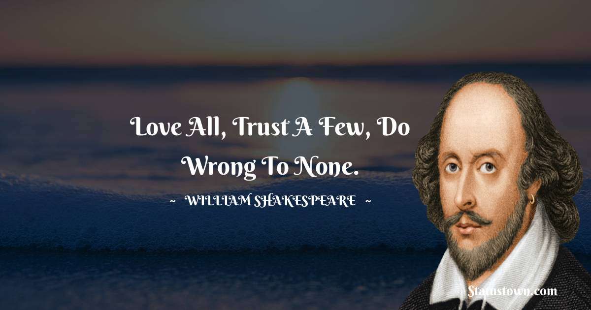 William Shakespeare Quote