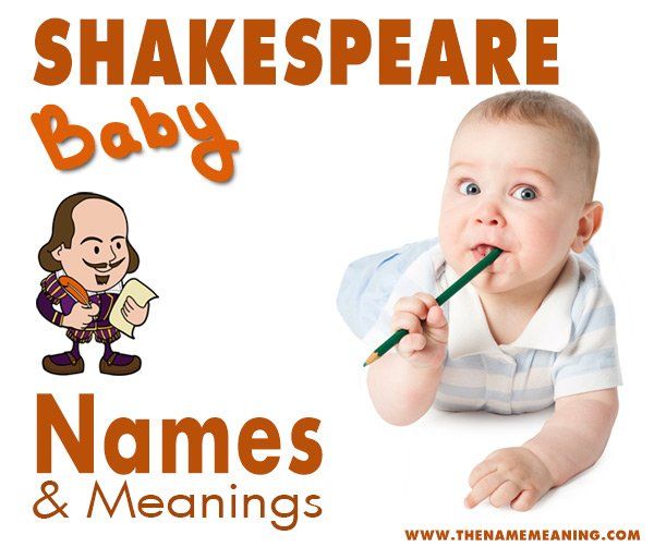 Shakespeare baby names