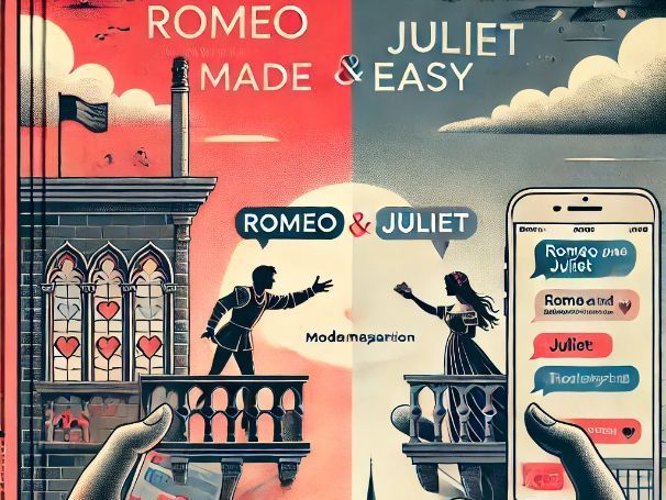 Romeo and Juliet with Smartphone