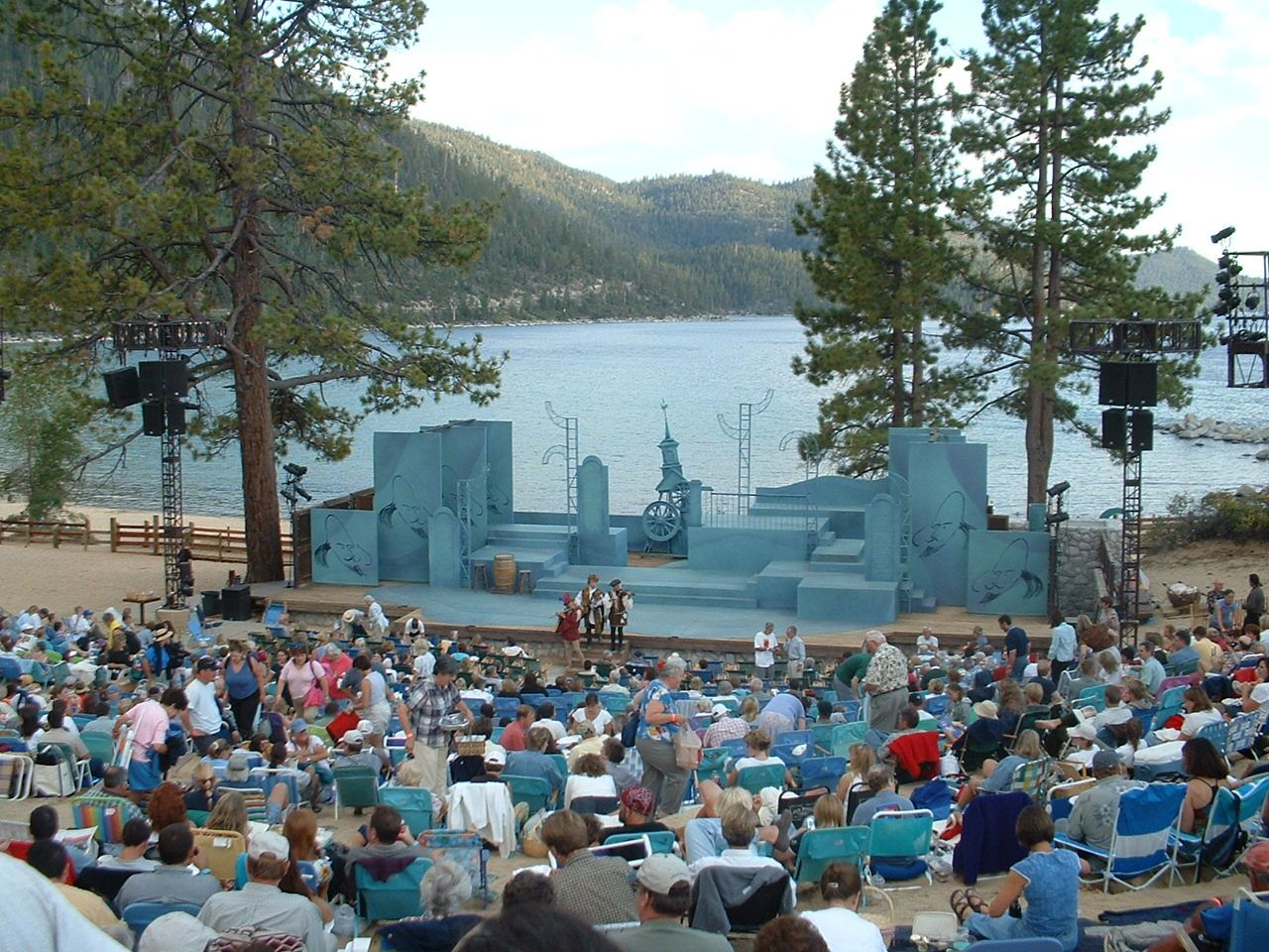 Audience at Lake Tahoe Shakespeare Festival