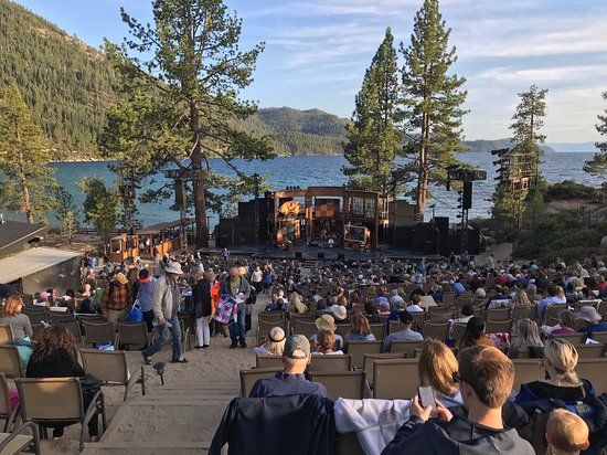 View of Lake Tahoe from the audience